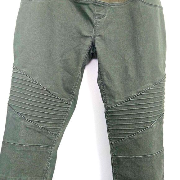 ISABEL By Ingrid & Isabel Maternity Pants Sz 6 Womens Army Green Jeggings - Picture 1 of 7